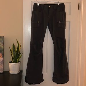 Burton Gloria Snowboard Pants- charcoal grey- Med